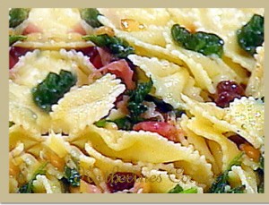 bowtied spinach