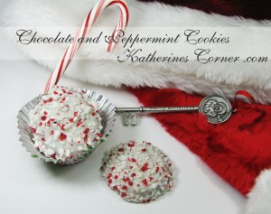 chocolate and peppermint cookies Katherines Corner