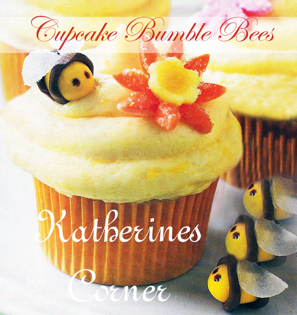 Easter Cupcake Bumble Bees