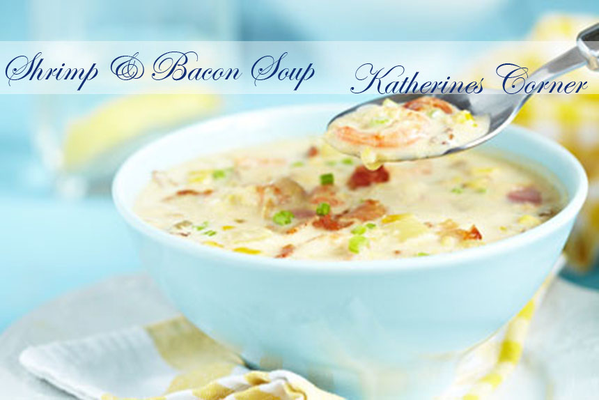 Shrimp Soup with Bacon