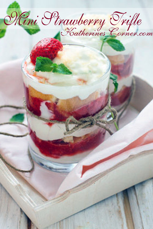 Mini Strawberry Trifle