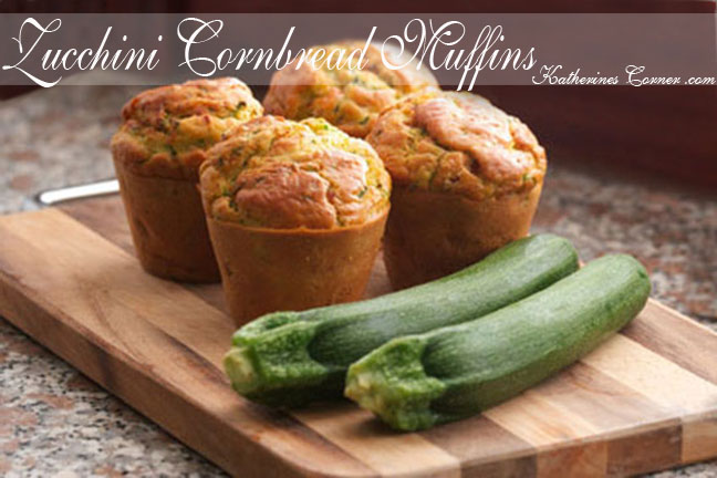 Zucchini Cornbread Muffins