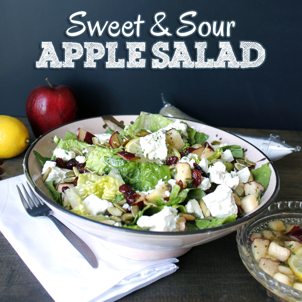 Sweet and Sour Apple Salad