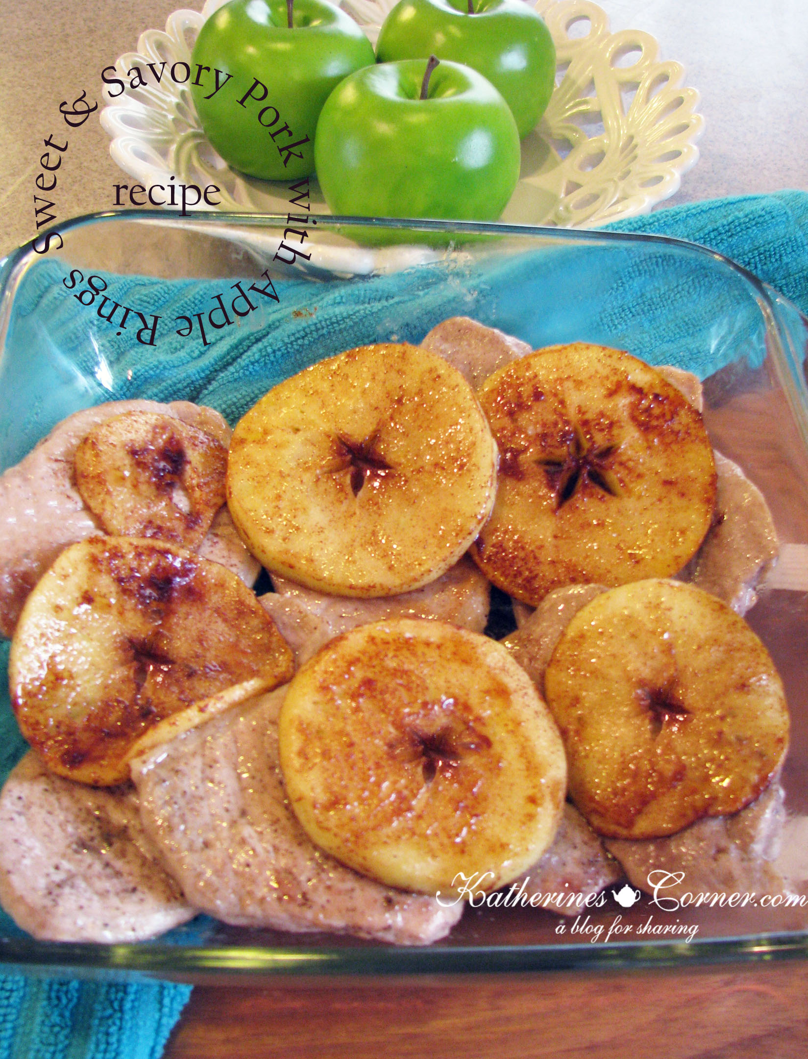 Pork Chops with Apple Rings