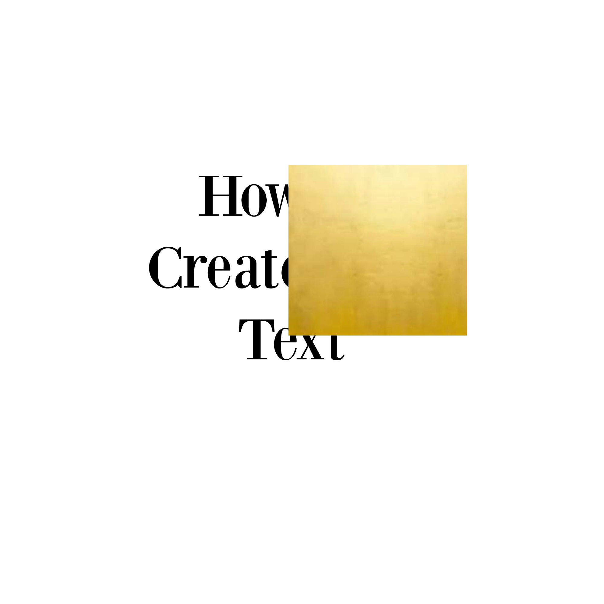 how-to-make-gold-text-new