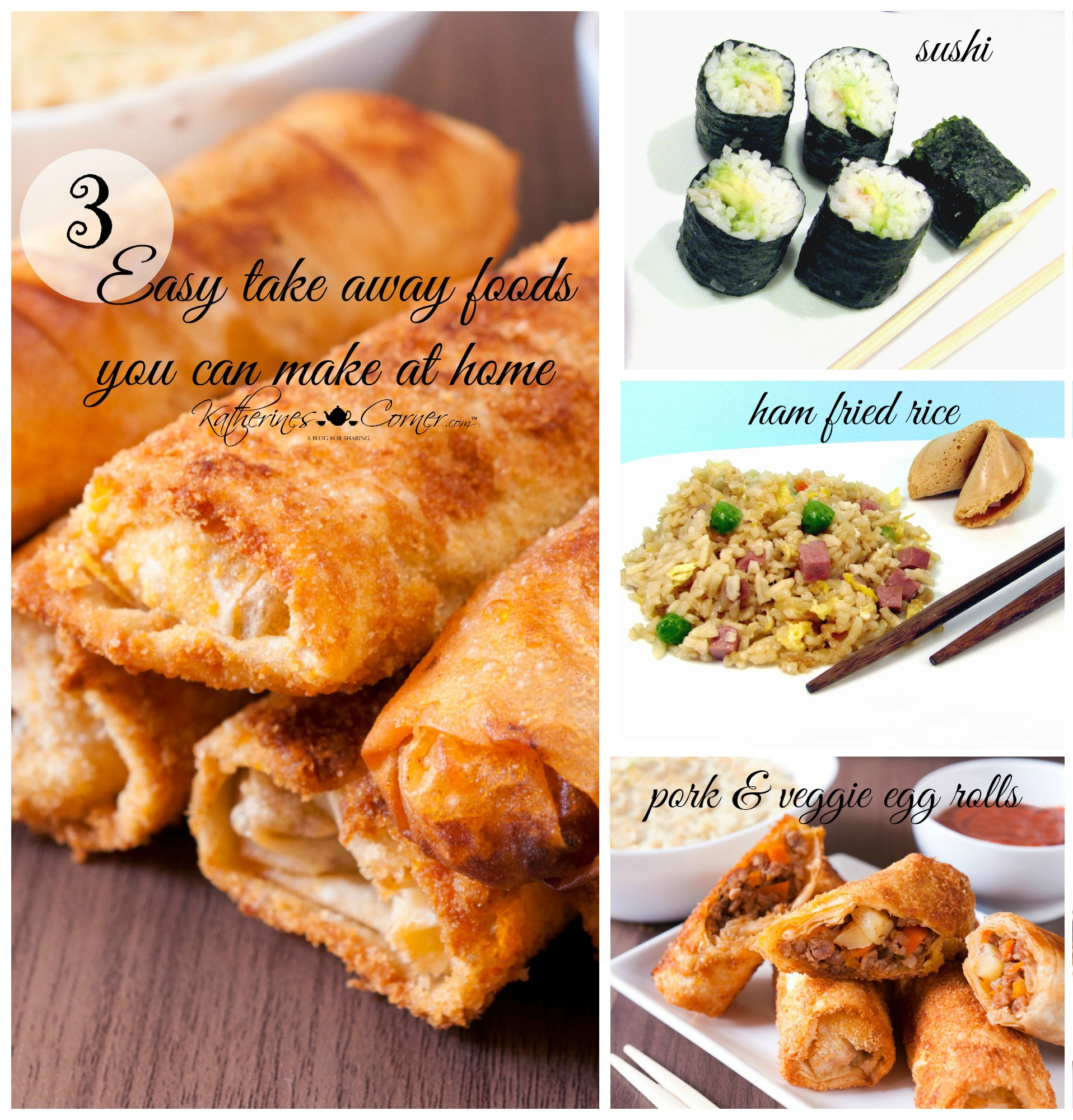 3 Easy Take Away Foods You Can Make At Home