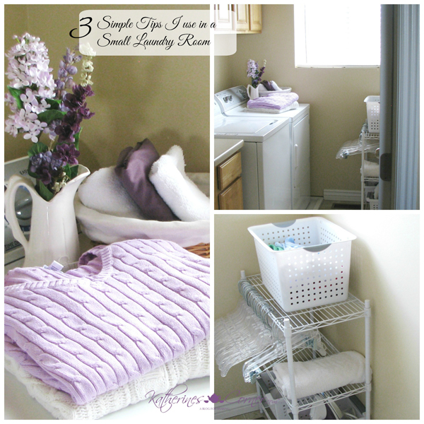 3 Simple Tips I use in a Small Laundry Room