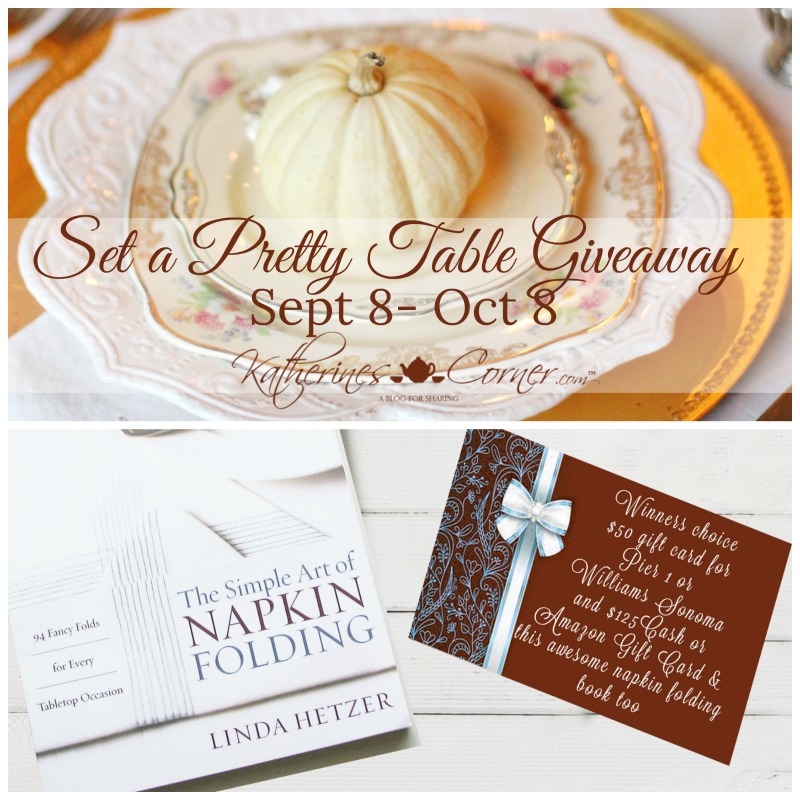 Set a Pretty Table Giveaway