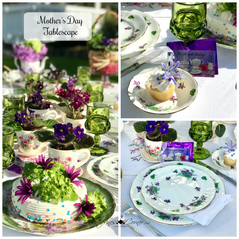 Mothers Day Tablescape