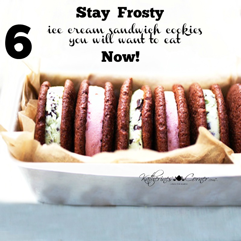 Stay Frosty 6 Ice Cream Cookie Sandwiches to make Now