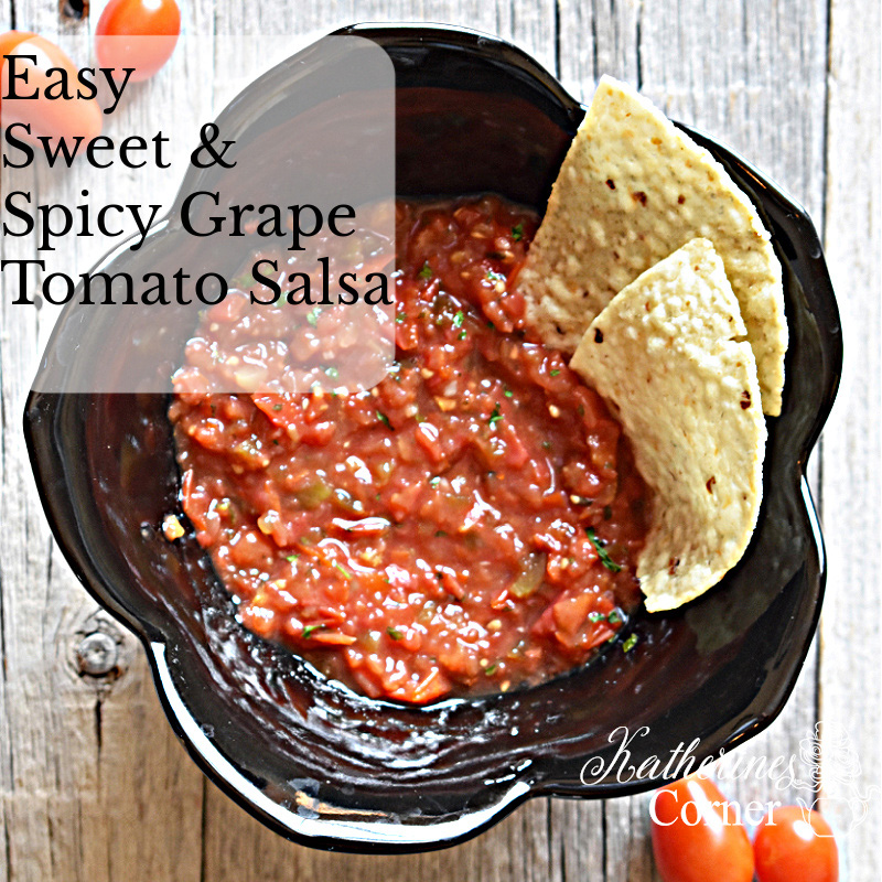 Sweet and Spicy Grape Tomato Salsa