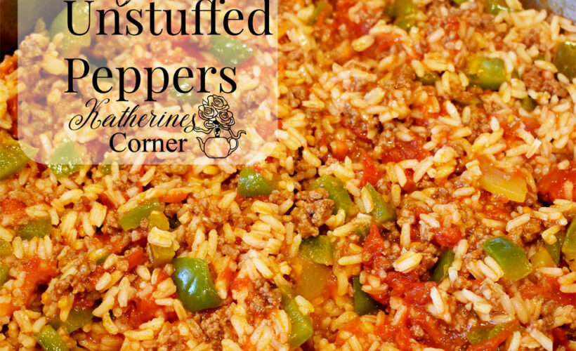 easy unstuffed peppers recipe
