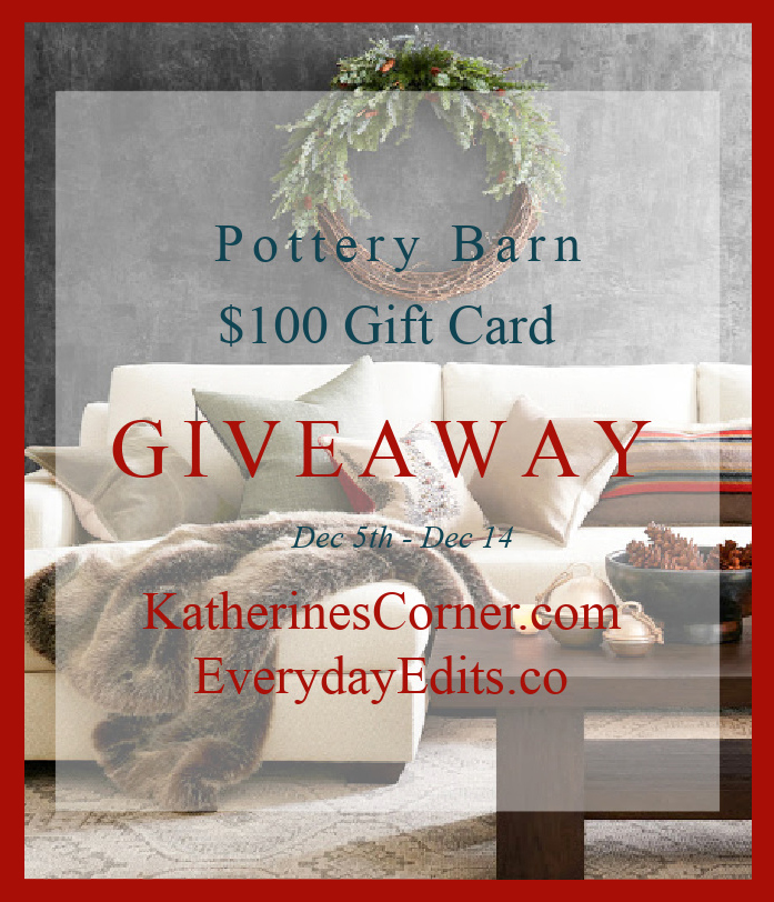 Pottery Barn Gift Card Giveaway