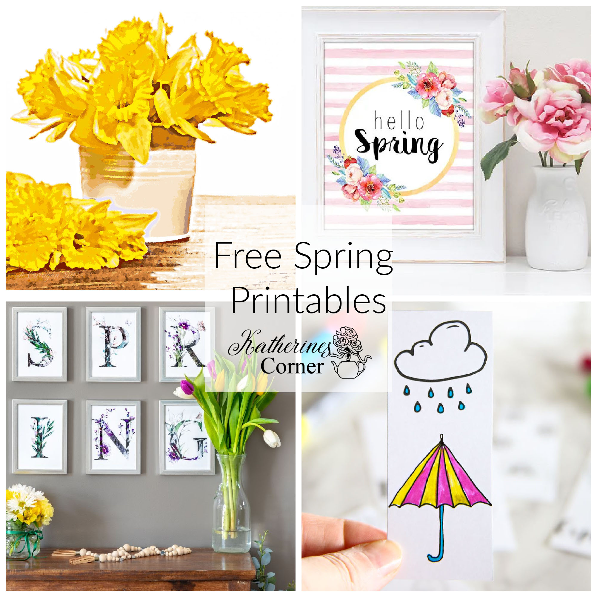 Welcome Spring with Free Printables