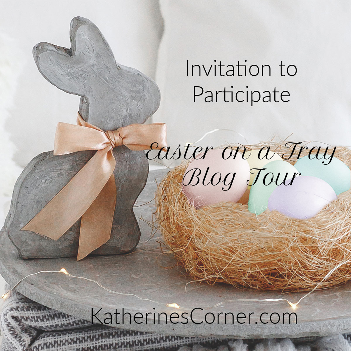 Easter On a Tray Invitation to Participate