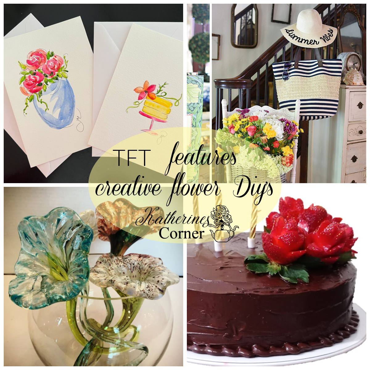 Creative Flower Diy’s and the TFT Blog Hop