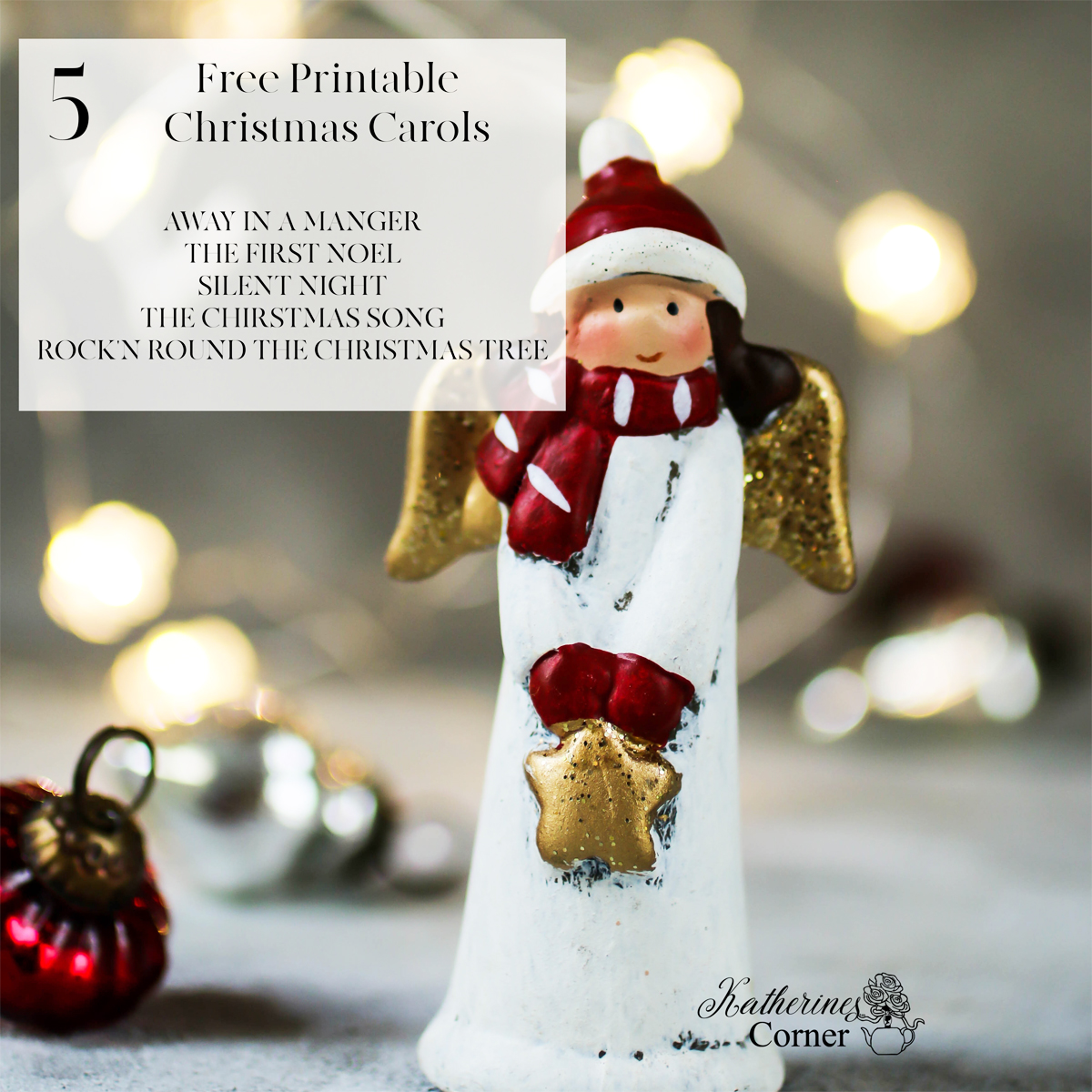 5 Free Printable Christmas Carols