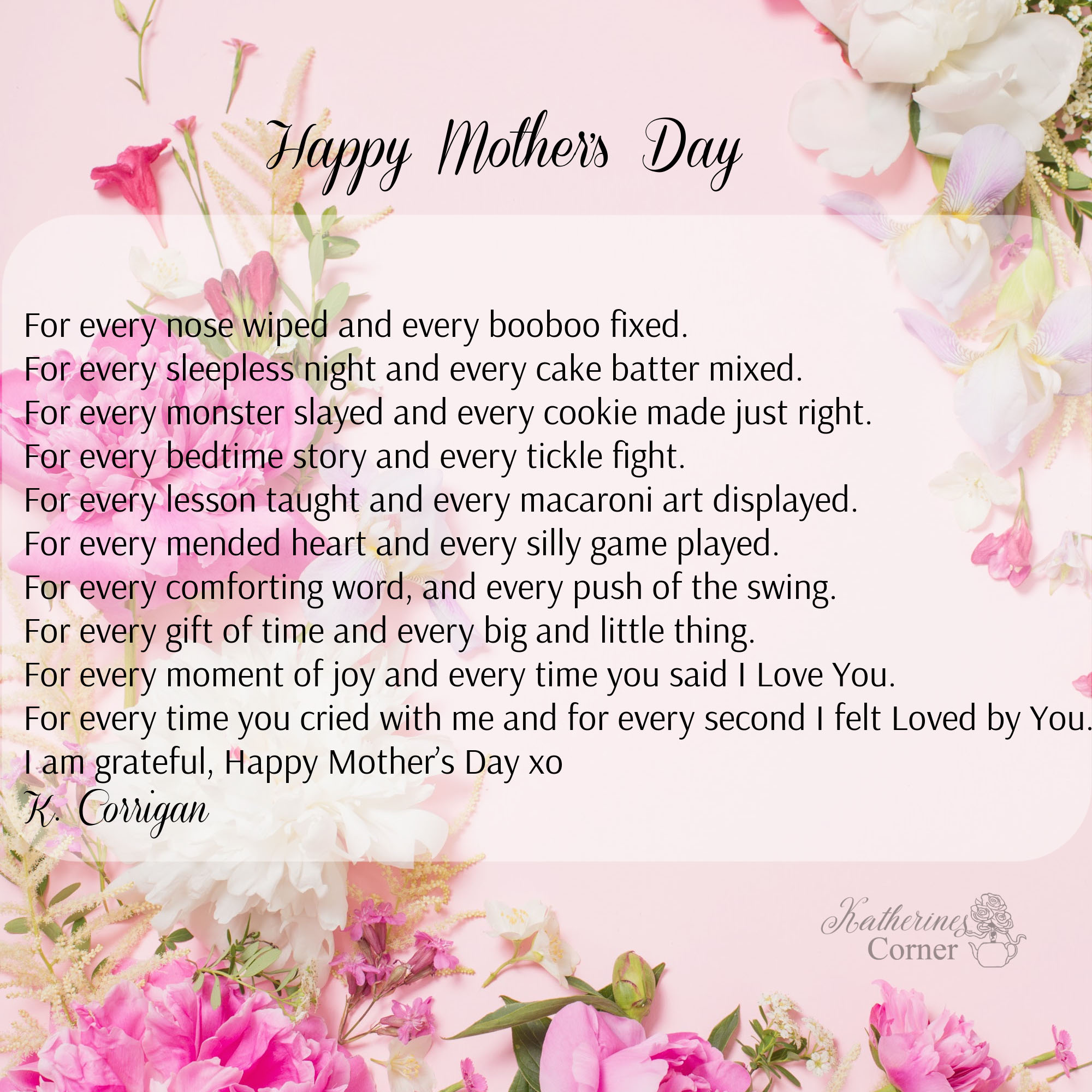 Happy Mother’s Day Poem