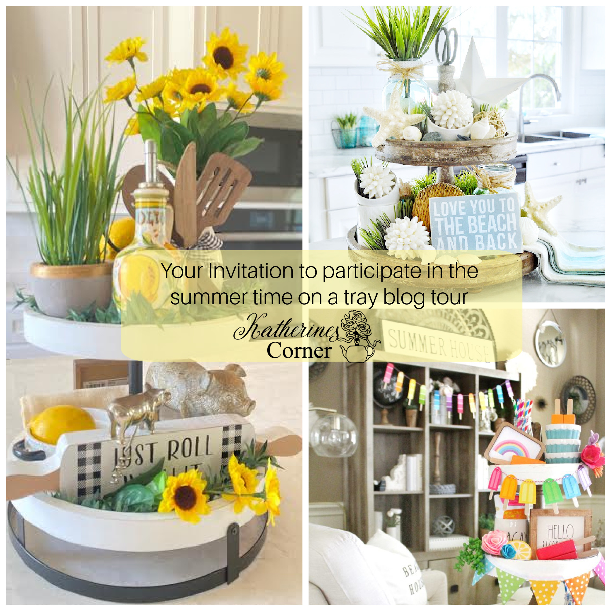 Your Invitation to Participate in the Summer Time on a Tray Blog Tour
