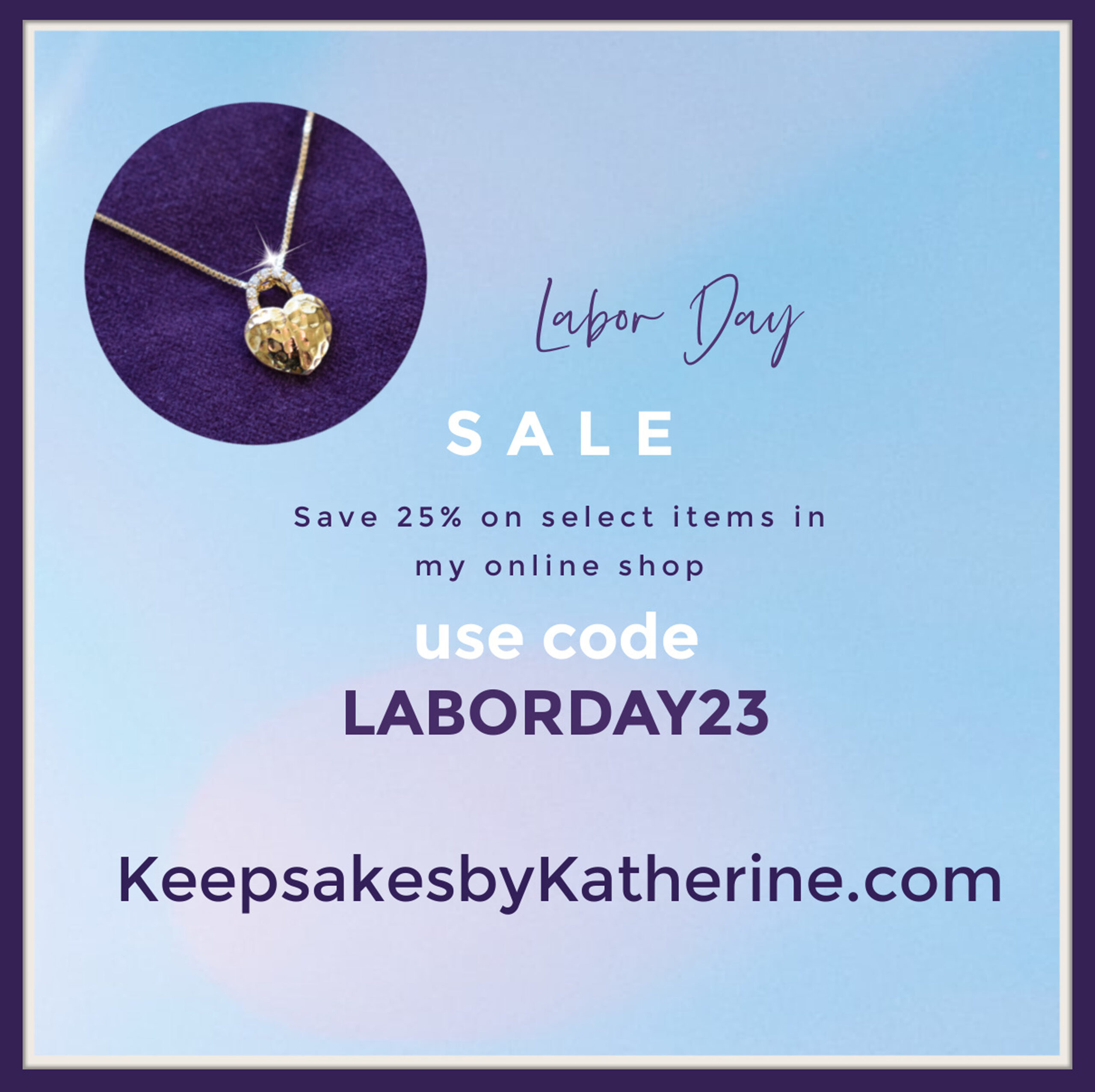 Labor Day and a Great Sale