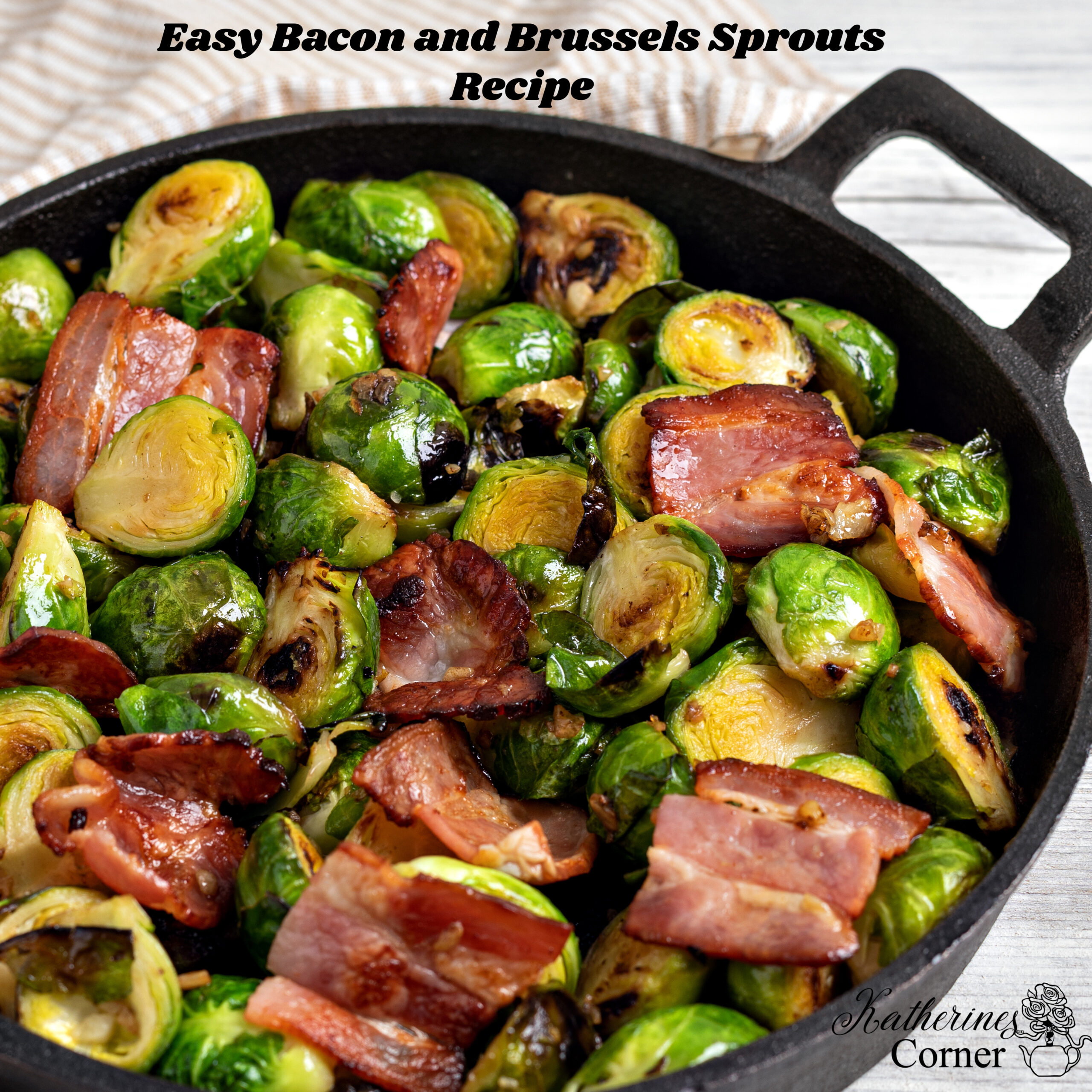 Sunday Supper Bacon and Brussels Sprouts