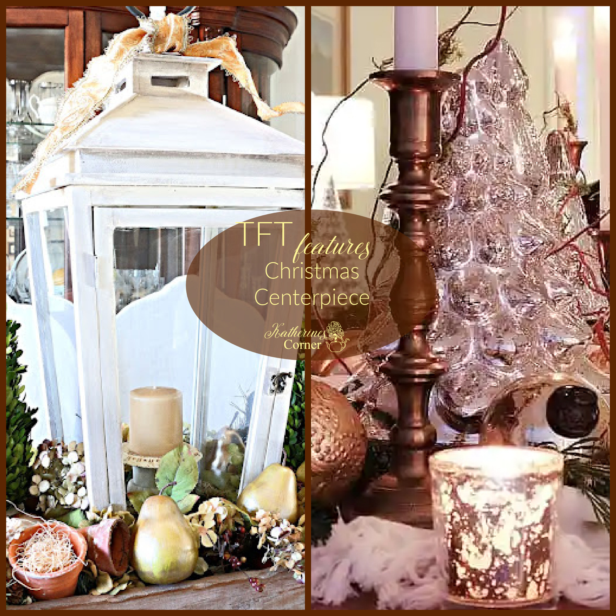 Christmas Centerpieces and the TFT blog hop