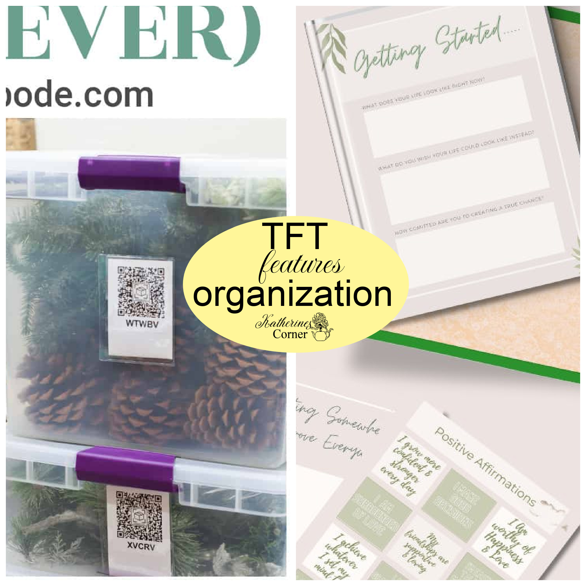 Getting Organized and the TFT Blog Hop